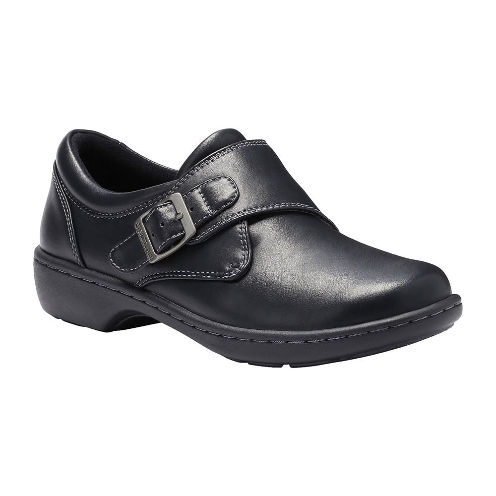 Eastland Womens Sherri Slip On Shoe Black 10 Wide Walmart