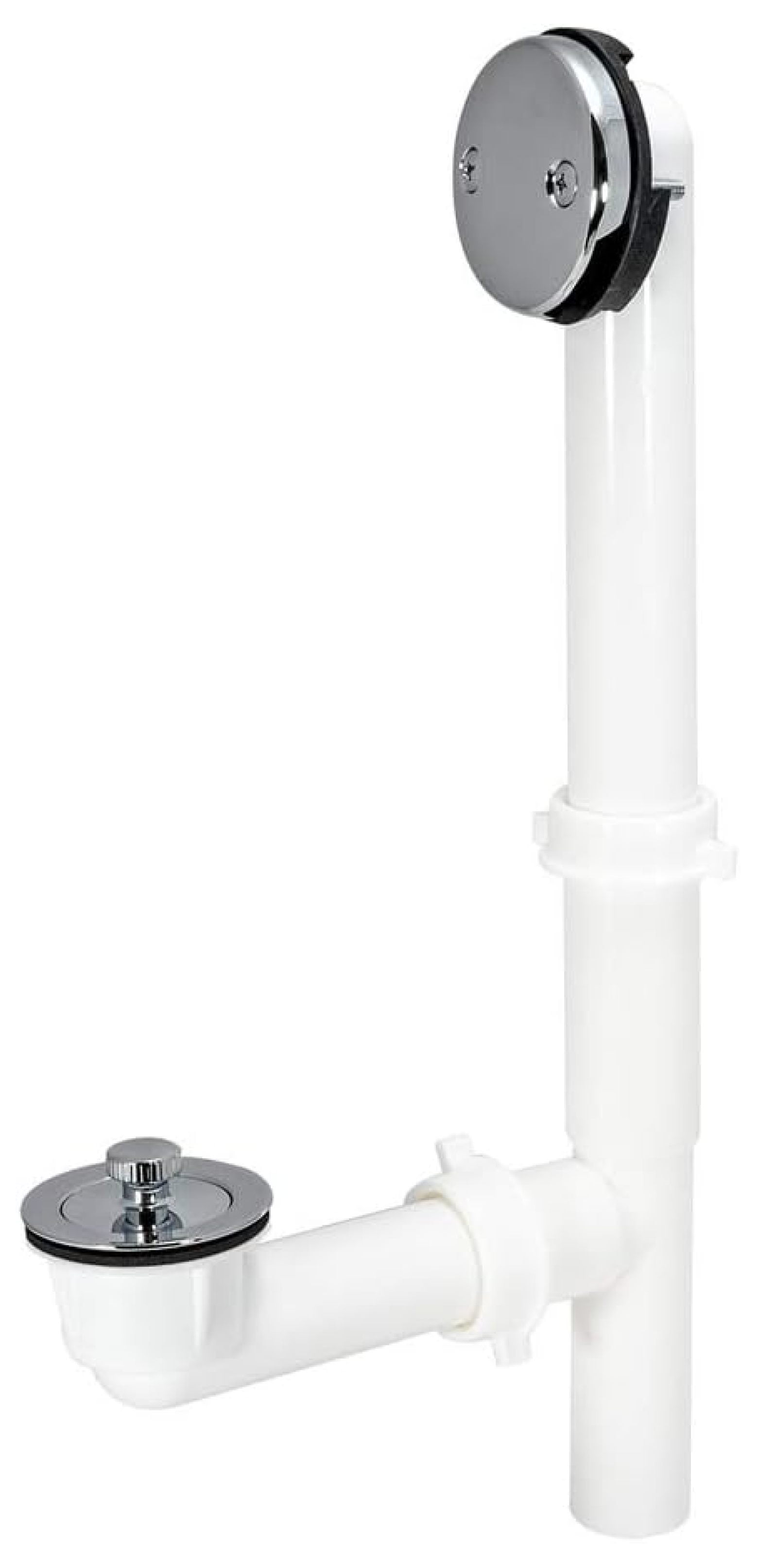 1-1/2 Inch Chrome Lift and Lock Bath Drain Kit