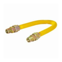 Eastman 1/2 in. MIP X 1/2 in. D MIP 36 in. Stainless Steel Gas Connector