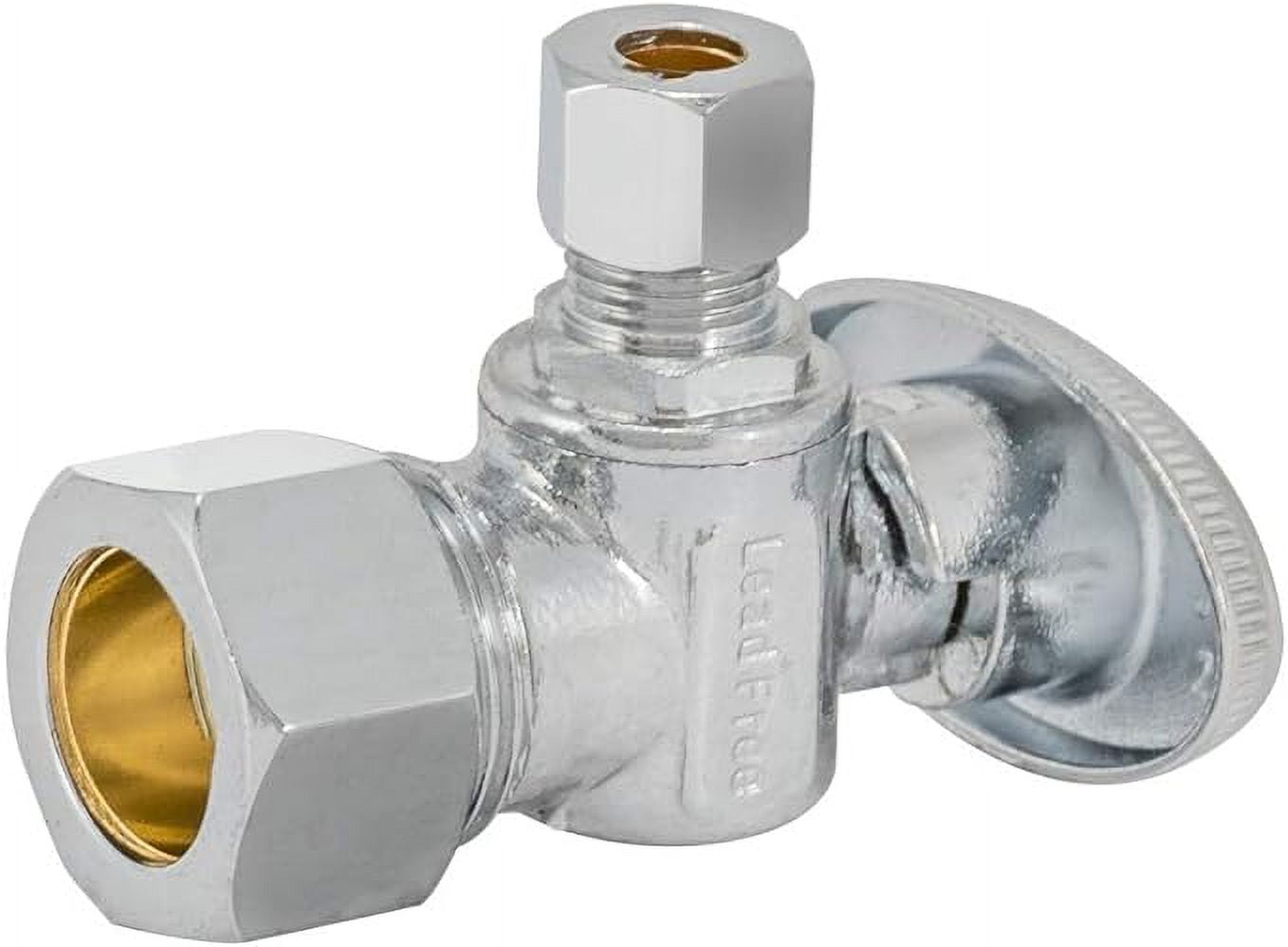 Chrome Plated Brass Quarter Turn Angle Stop Valve
