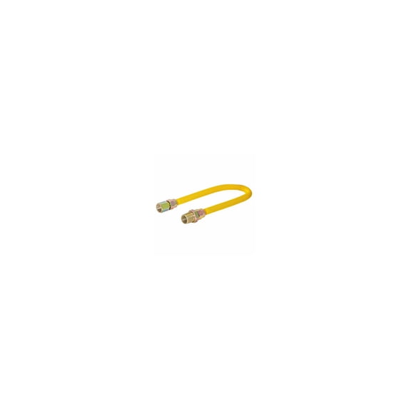 Eastman 10YE515018B Gas Connector, Epoxy Coated, 3/8 OD x 18 In. - Quantity 1