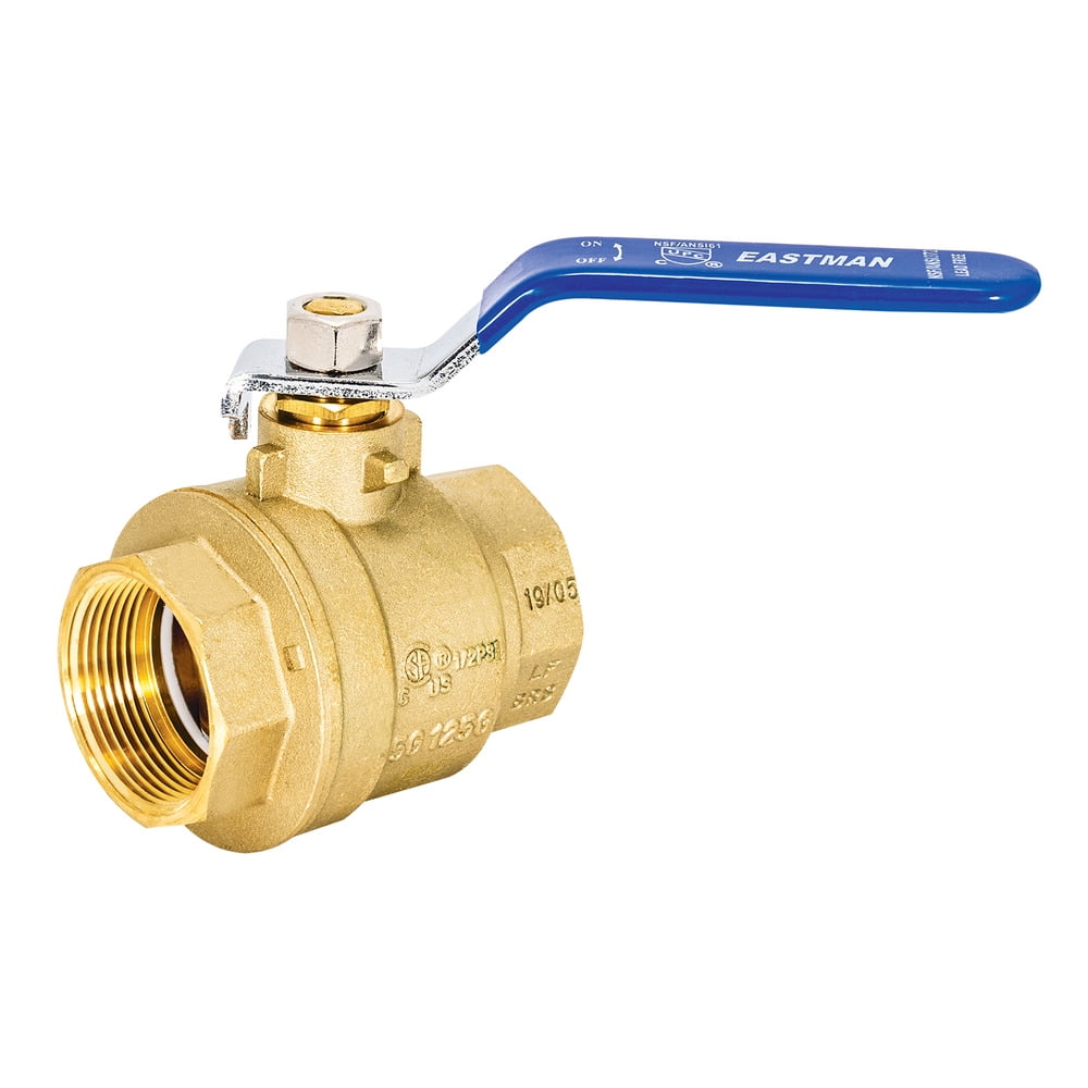 Heavy-Duty Brass 1-1/2 Inch Full Port Ball Valve