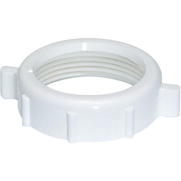 Eastman 1-1/2 In. Plastic Slip Joint Nut in White - 35064