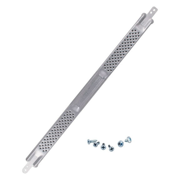 Eastman 4002282 2 in. 22 Gauge Silver Steel Mounting Dishwasher Bracket Set