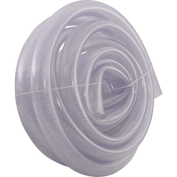 Eastman 98579 EZ-Flo 25 Ft. Braided Vinyl Tubing 1 In. ID x 1-1/4 In. OD Bulk Spool Clear