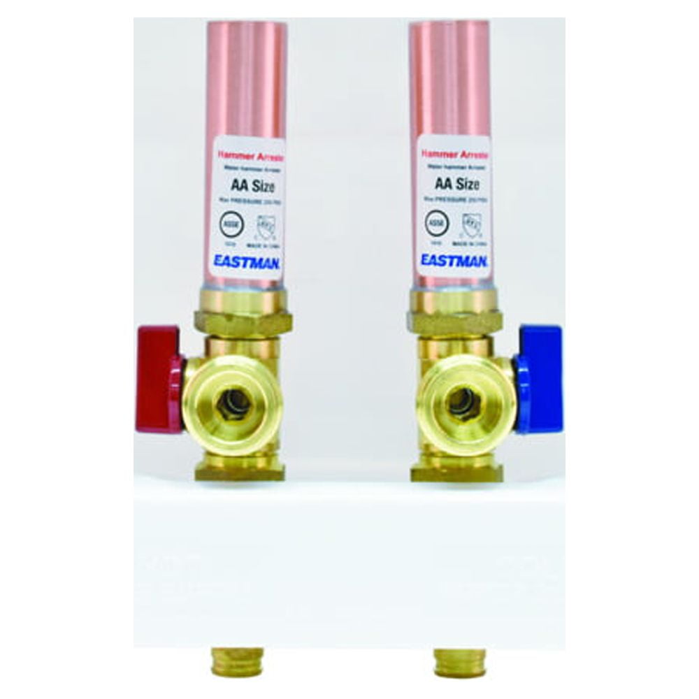 Eastman 60231 DualDrain Washing Machine Outlet Box with Hammer