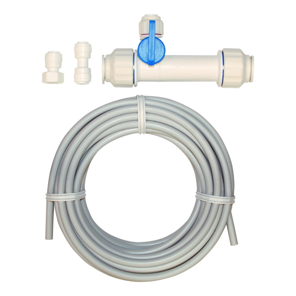 Eastman 60451N PEX Ice Maker Installation Kit with Valve, 1/4 inch OD