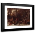 thumbnail image 1 of Eastman Johnson 24x20 Black Modern Framed Museum Art Print Titled - Tasting the Sugar (circa 1861-1866), 1 of 5