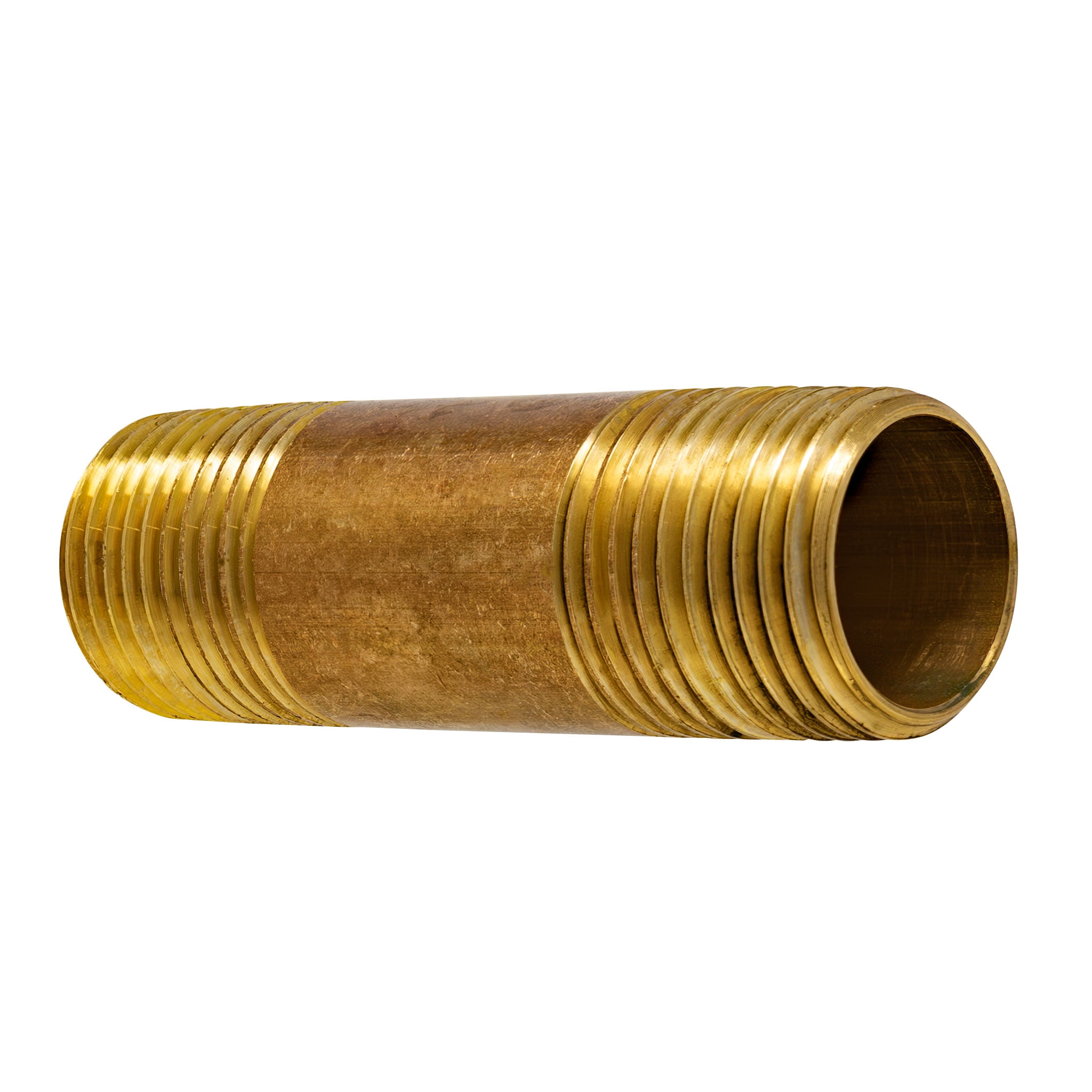 Eastman Lead Free 1/2" Male NPT MPT MIP Close Nipple Brass Pipe Fitting Fuel / Air / Water / Boat / Gas / Oil WOG (1/2" x 2.5" brass nipple)