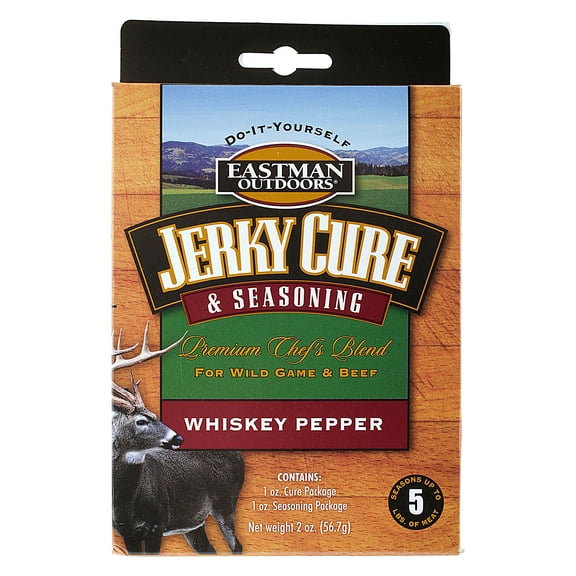 Eastman Outdoors Whiskey Pepper Jerky Cure & Seasoning, 2 Oz.