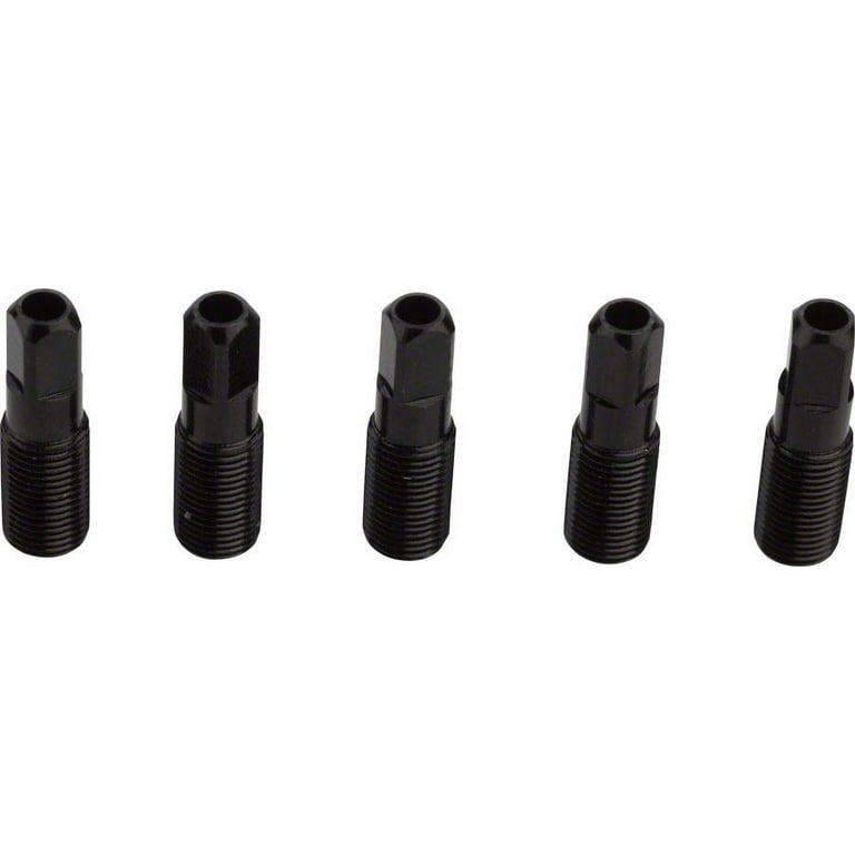 Easton 5-Pack of External Threaded 2.0 x 17mm Black Alloy