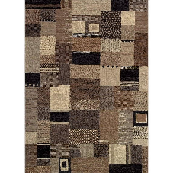 Easton 7'10"W x 11'2"L Power-Loomed Maribel Area Rug in Ivory/Gray