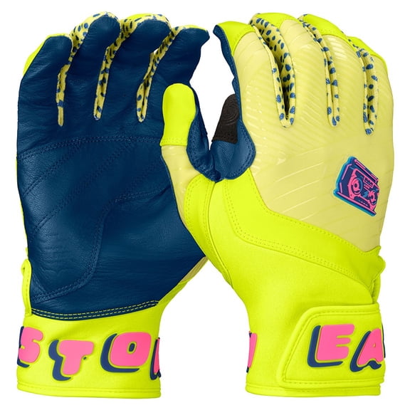Easton Adult Limited Edition Spring Break Walk Off Ethos Batting Gloves Yellow Medium