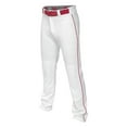 thumbnail image 1 of Easton Men's Mako 2 Piped Baseball Pants White/Red M, 1 of 6