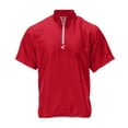 thumbnail image 1 of Easton Alpha Adult Short Sleeve Cage Jacket | Red | XXL, 1 of 5