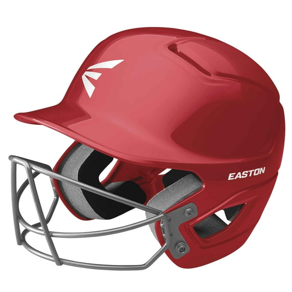 Easton Alpha Batting Helmet with Baseball/Softball Mask TB/S | Red | Small