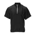thumbnail image 1 of Easton Alpha Youth Short Sleeve Cage Jacket | Black | Large, 1 of 4