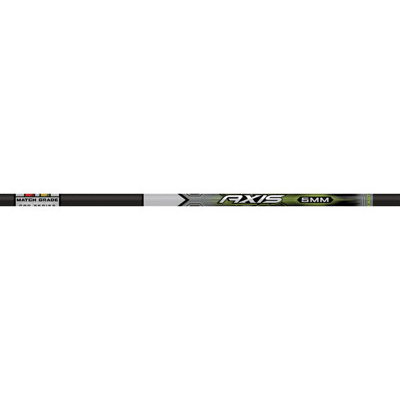 Easton Axis Pro 5mm 400 Match Grade Arrow Shafts, 1-Dozen, 9.5 Grain, 32in, Blac