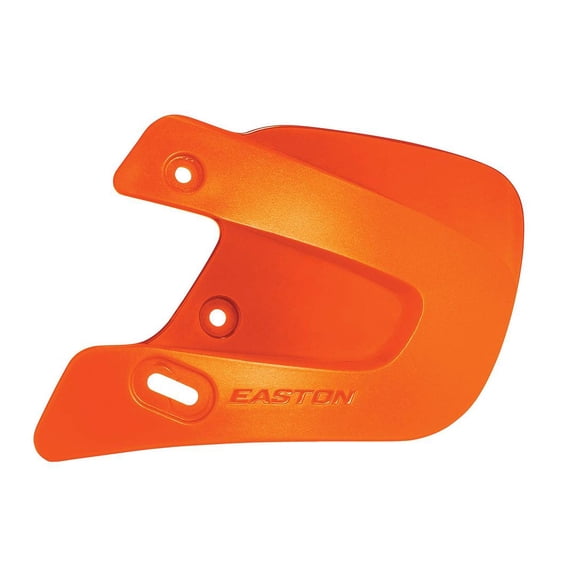 Easton Basbeball Batting Helmet Extended Jaw Guard Left Handed Batting Helmet, Orange