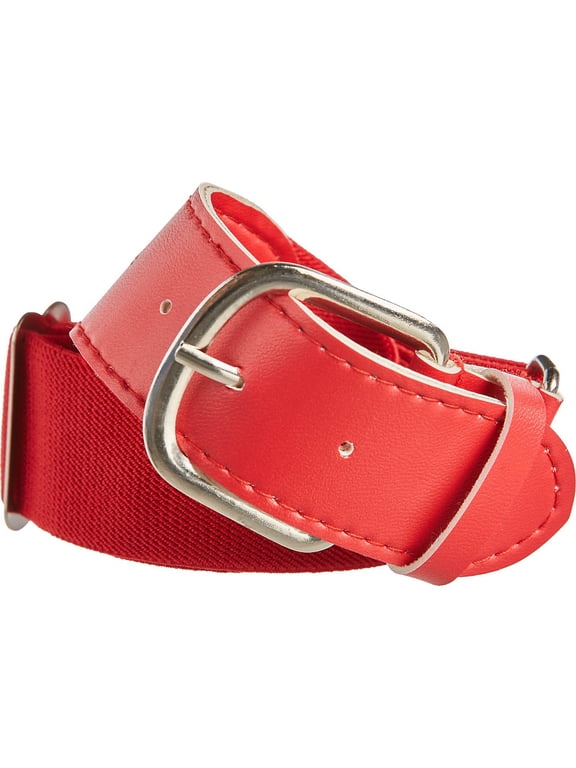 Baseball Belt, Red, Youth Size