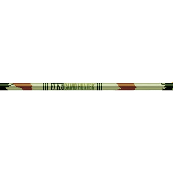 Easton Camo Hunter 2018 Raw Unfletched Shafts with RPS Inserts