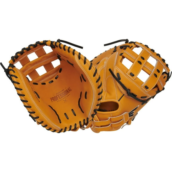 Easton Colorsplash 1.0 34" Fastpitch Catchers Mitt (Pcfpcm34) Modified H Tan/Black 34 Right Hand