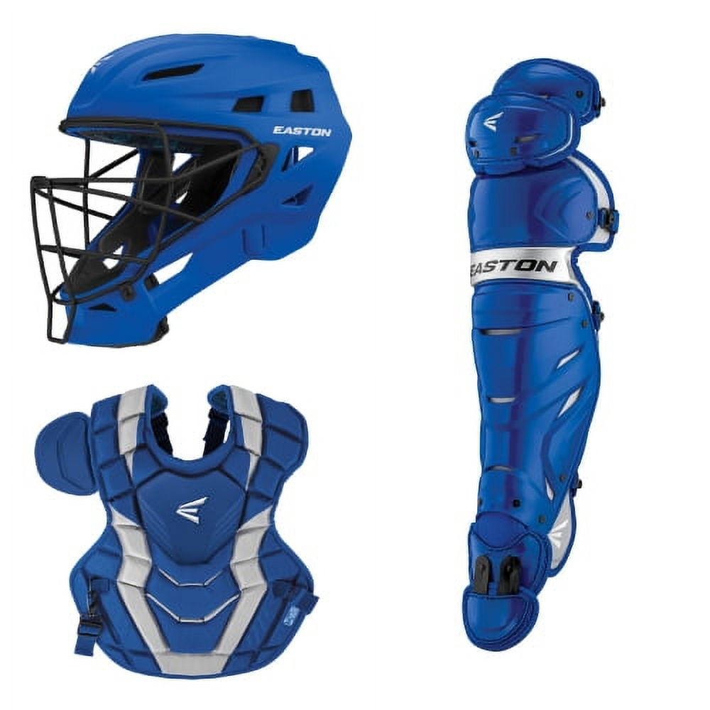 Easton Elite X Baseball Catchers Box Set, Adult, Royal