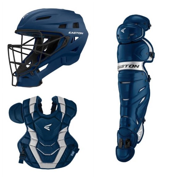Easton Elite X Baseball Catchers Box Set, Intermediate, Navy