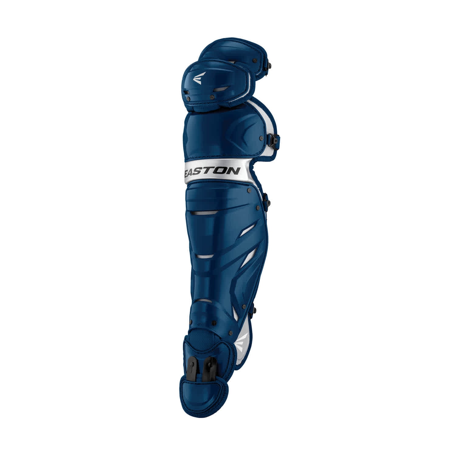 Easton Elite X Baseball Youth Leg Guards | Navy/Silver | Youth