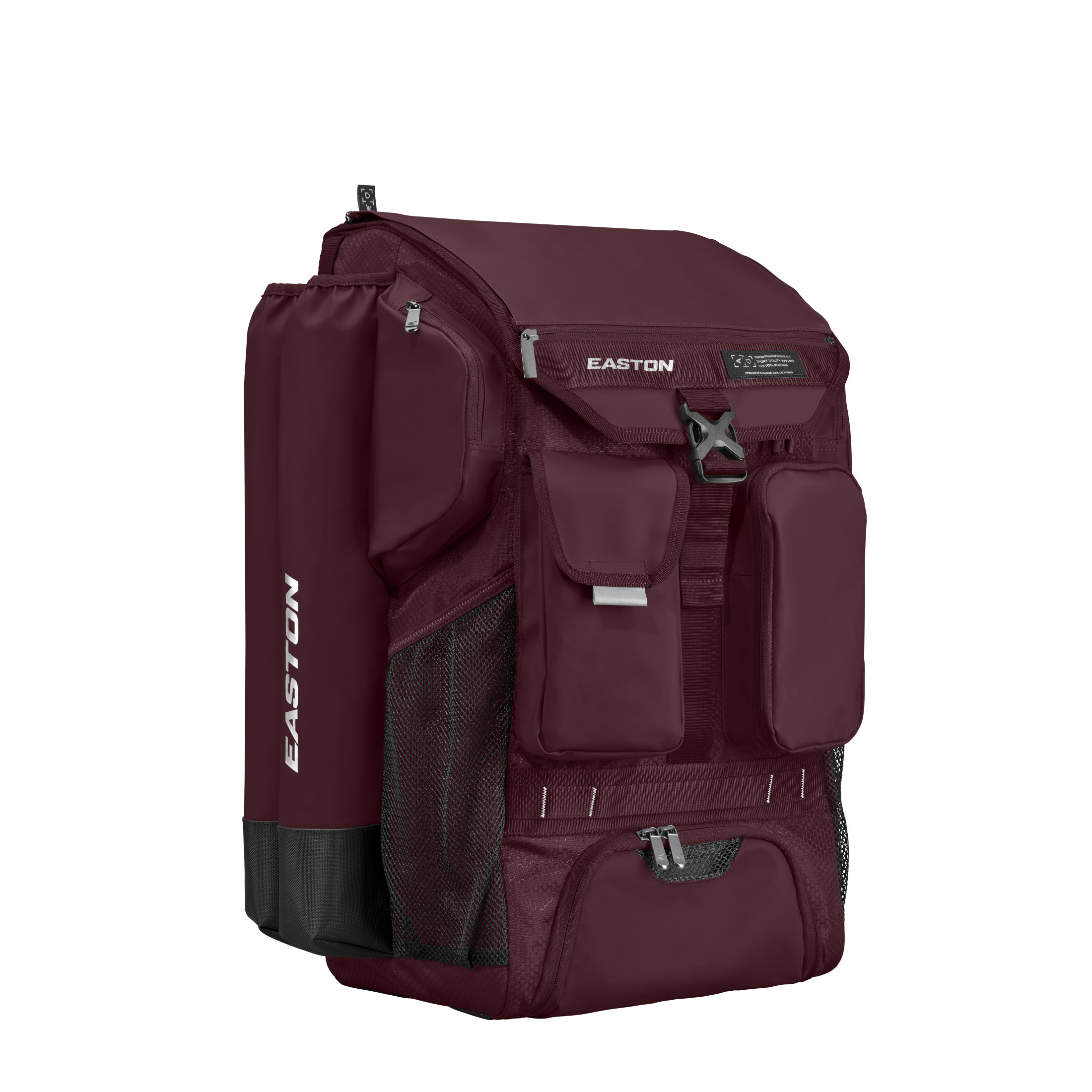 Easton Five Tool Phenom Backpack | Baseball Equipment Bag | Maroon
