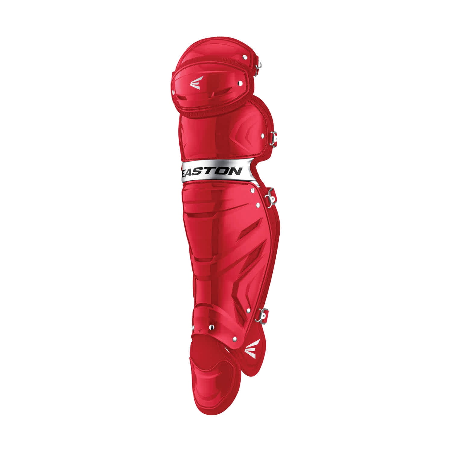 Easton Gametime Baseball Youth Leg Guards | Red | Youth