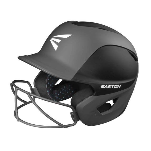 Easton Ghost 2-Tone Matte Softball Helmet - M/L | Black/Charcoal | M/L