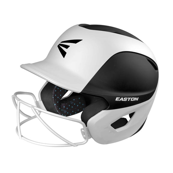 Easton Ghost 2-Tone Matte Softball Helmet - TB/S | Black/White | Small