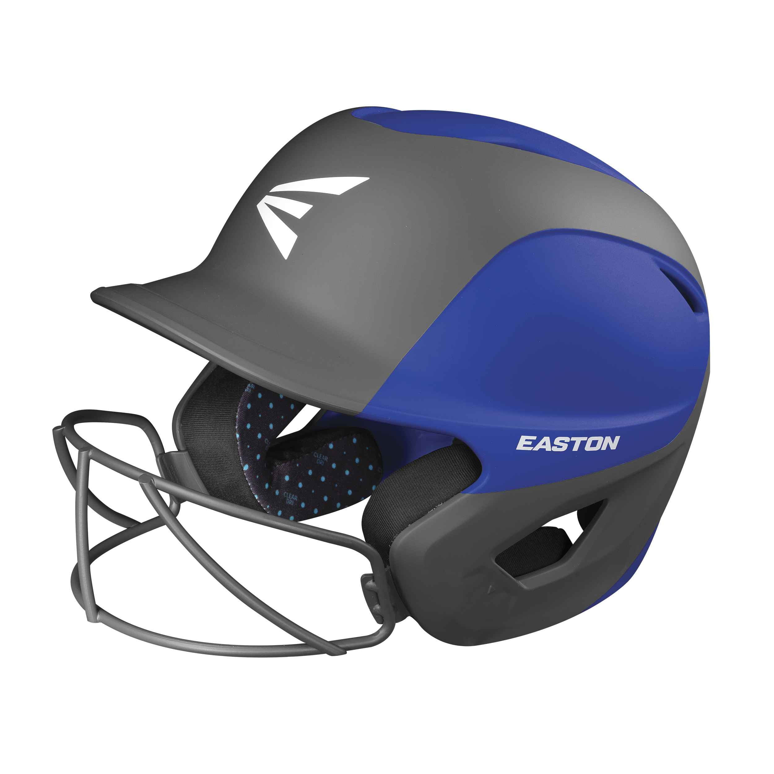 Easton Ghost 2-Tone Matte Softball Helmet - TB/S | Royal/Charcoal | Small