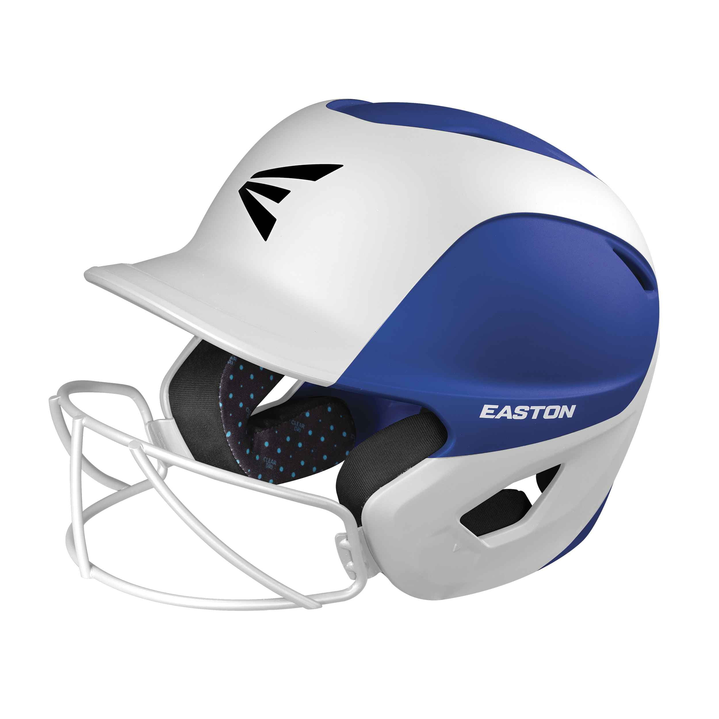 Easton Ghost 2-Tone Matte Softball Helmet - TB/S | Royal/White | Small