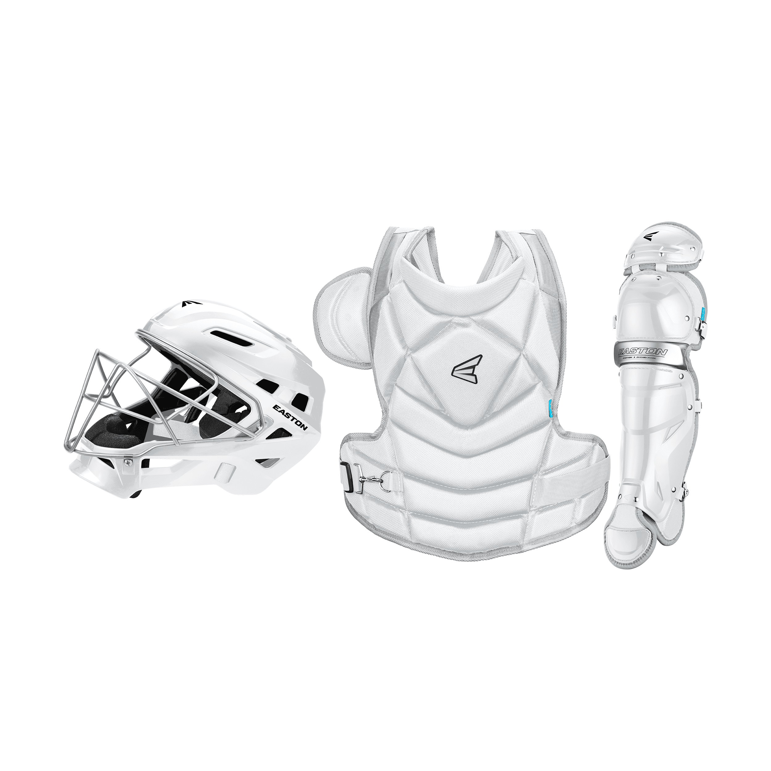 Easton Jen Schro The Fundamental Fastpitch Softball Catchers Box Set, Large, White