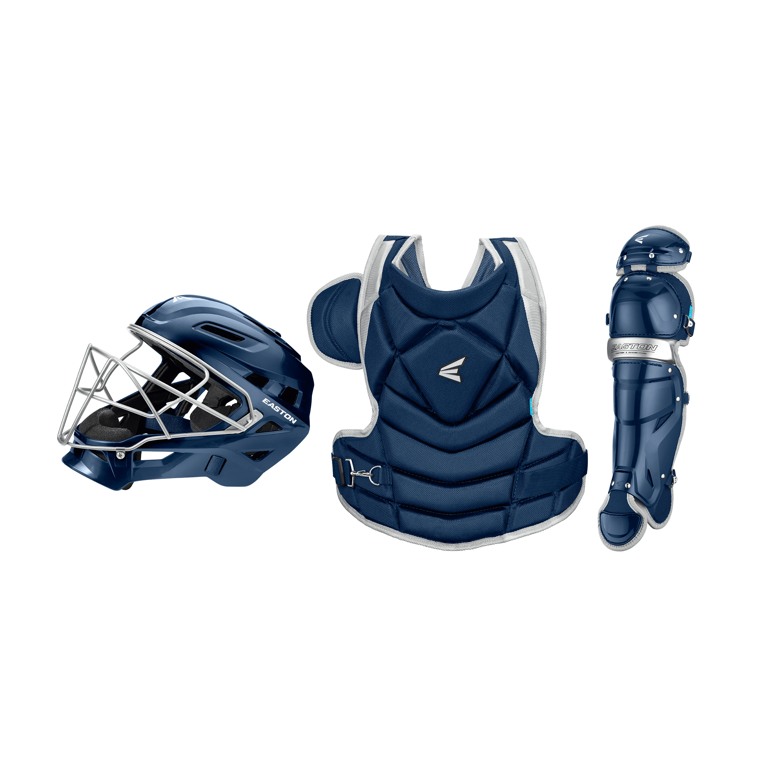 Easton Jen Schro The Fundamental Fastpitch Softball Catchers Box Set, Medium, Navy