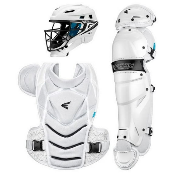 Easton Jen Schro The Very Best Fastpitch Softball Catchers Box Set, Medium, White