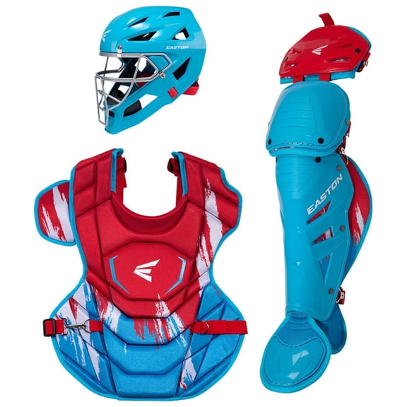 Easton Limited Edition American Classic Phenom Catchers Set Red/White/Blue Adult