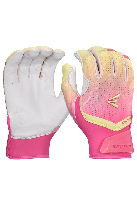 Limited Edition Ghost Ethos Pink Lemonade Fastpitch Batting Gloves Pink Medium