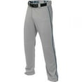 thumbnail image 1 of Easton Men's Mako 2 Piped Baseball Pants Grey/Royal 2Xl, 1 of 5