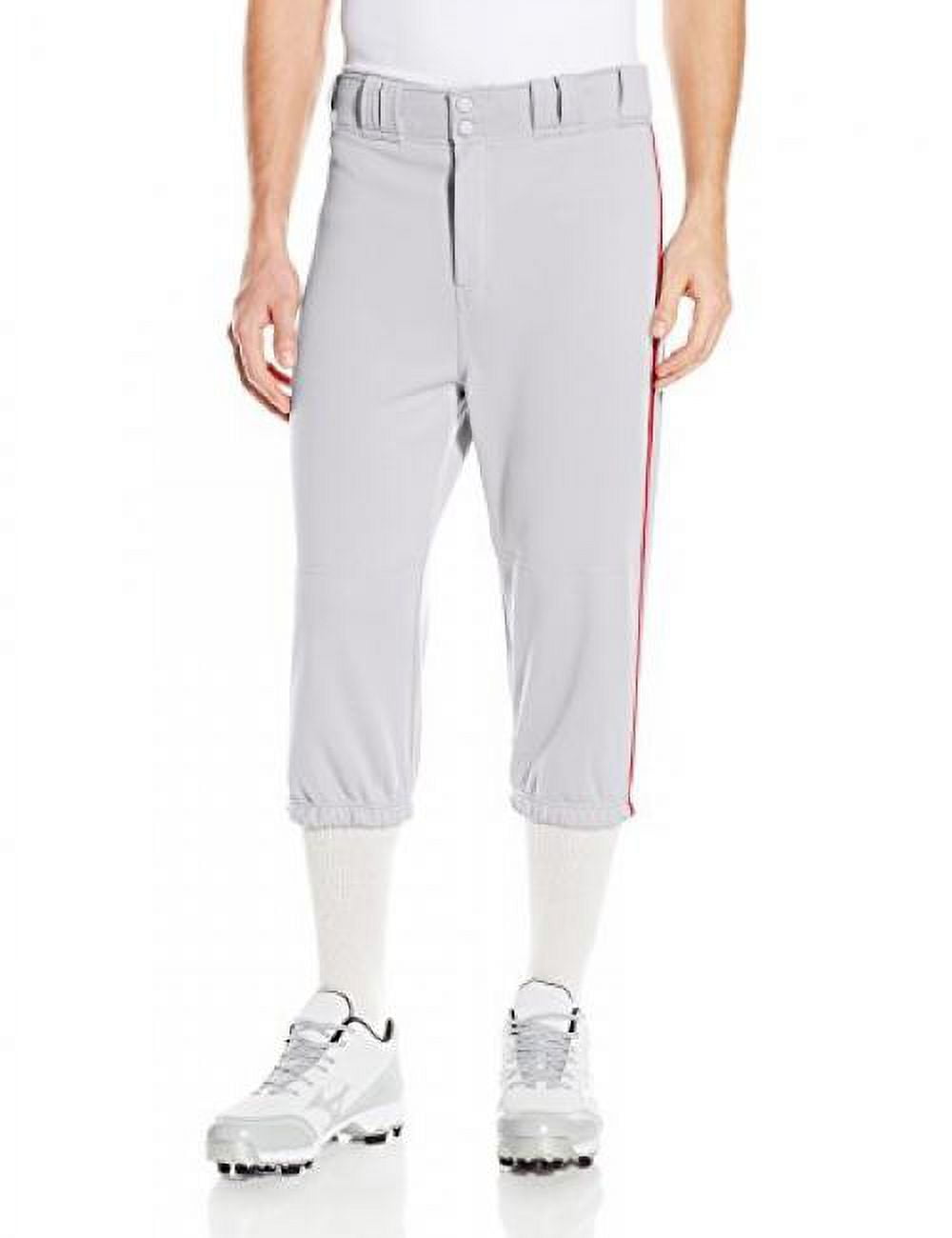 Easton Men's PRO Plus Piped Knicker, Grey/Red, Small