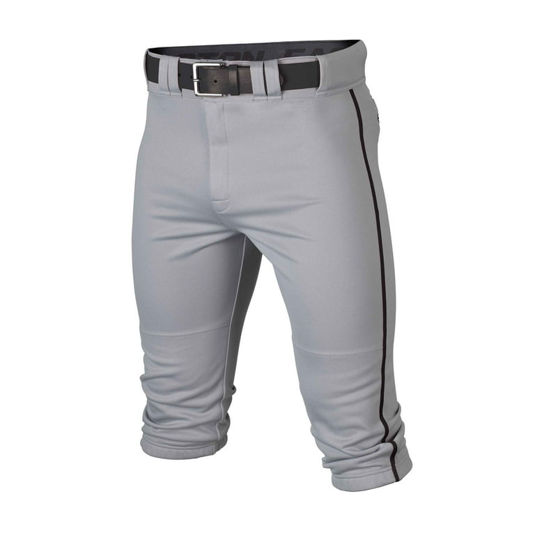 Easton Rival+ Youth Piped Knicker Pant, Grey/Black