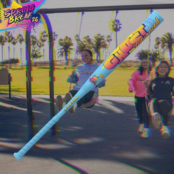 Easton Spring Break Ghost Advanced Blue Fastpitch Bat, -11, 30 in