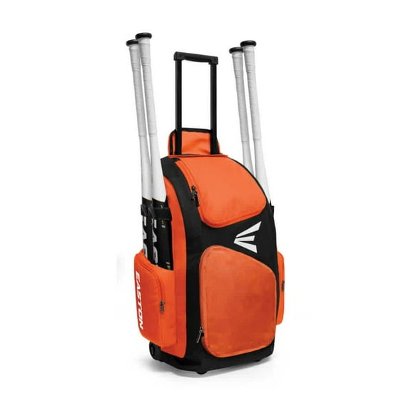 Easton Traveler Stand-Up Wheeled Bag | Black/Orange | N/A