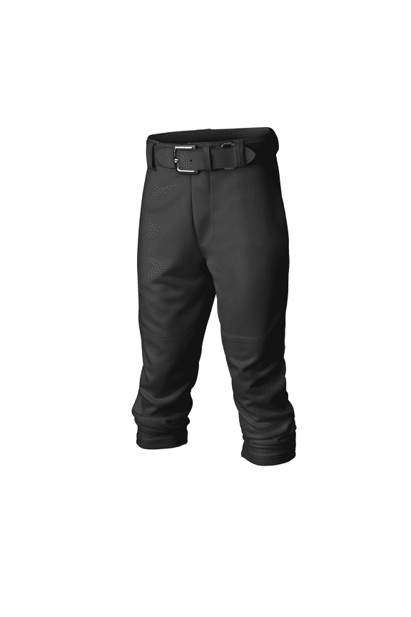 Youth Baseball/Softball Pants | Game & Practice Use | Black | Medium | Unisex