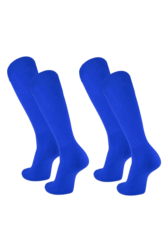 Youth Baseball Socks, 2 Pair (T-Ball/Blue)