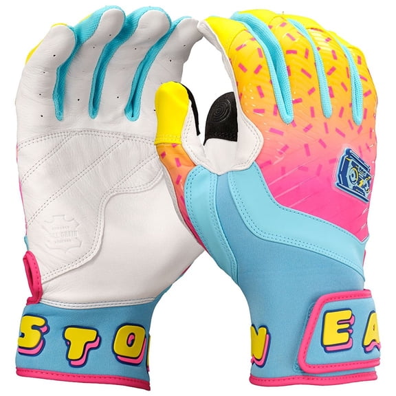 Easton Youth Limited Edition Spring Break Walk Off Ethos Batting Gloves Light Blue X-Large