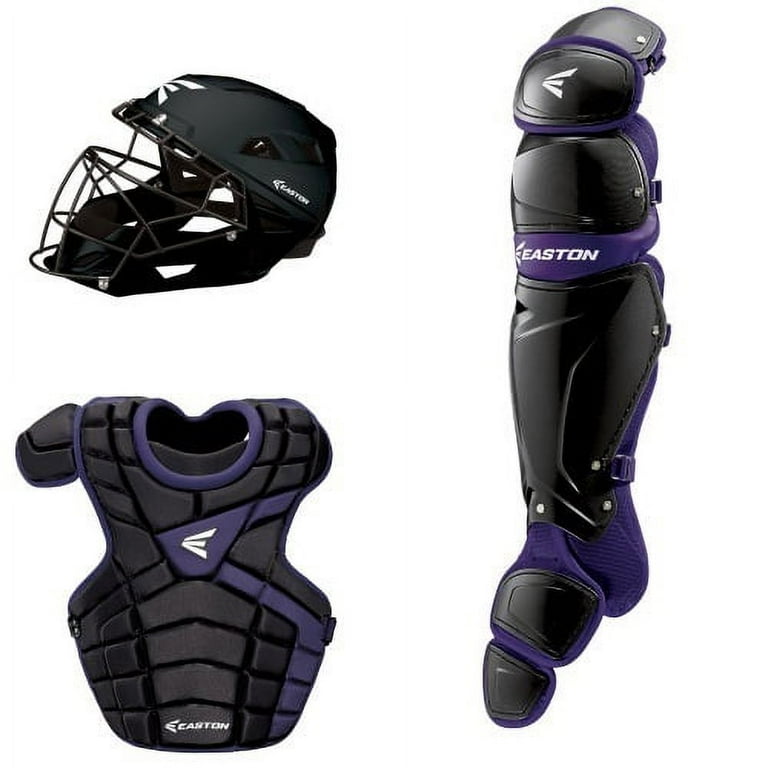 Easton Catchers Gear Purple Leg Guards and Chest deals Protector