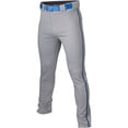 thumbnail image 1 of Easton Youth Rival+ Open Bottom Piped Baseball Pants Grey/Royal XS, 1 of 3